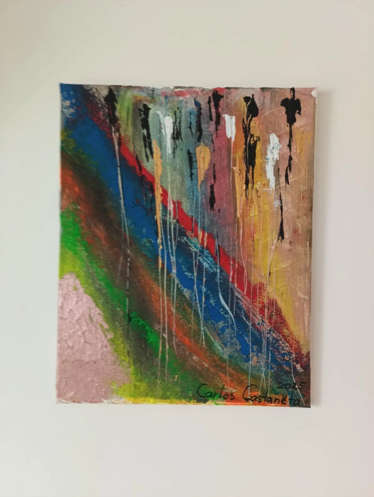 Duchovní růst, originální obraz Karla Ulrycha, 40 × 50 cm