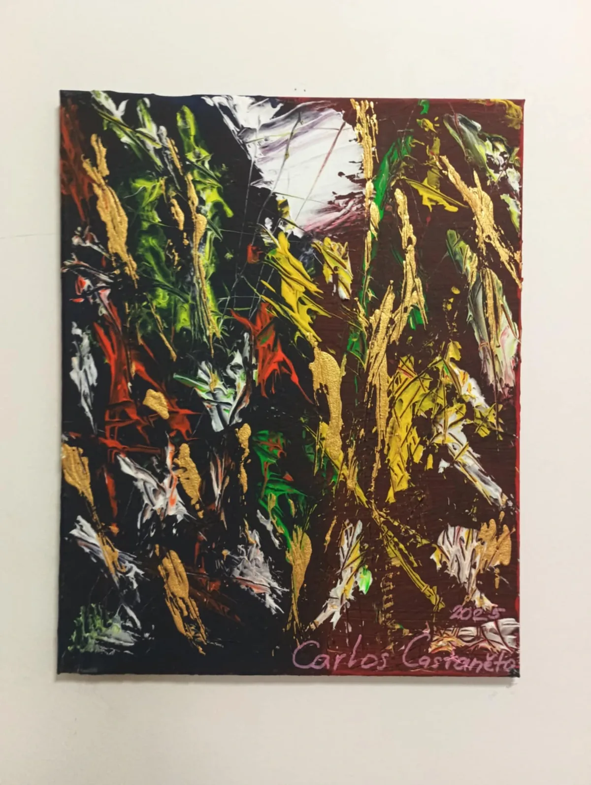 Jedním tahem, originální obraz Karla Ulrycha, 40 × 50 cm