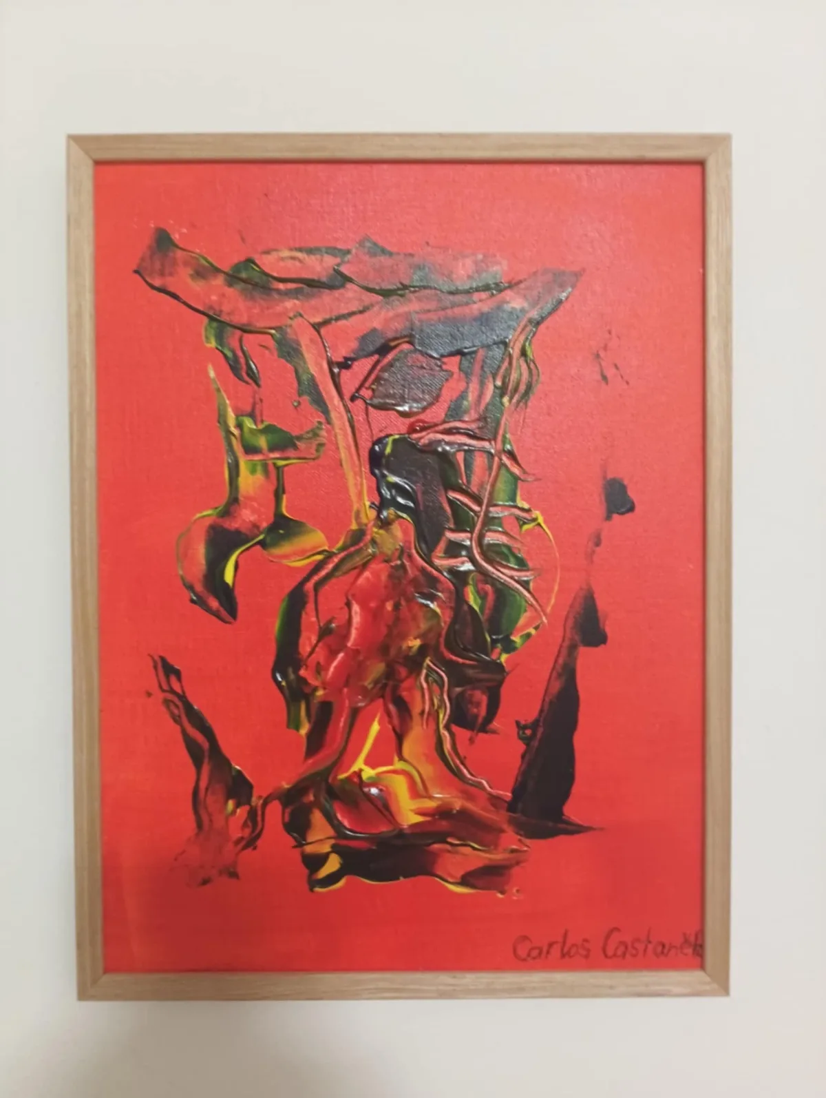 Kyklop, originální obraz Karla Ulrycha, 40 × 50 cm