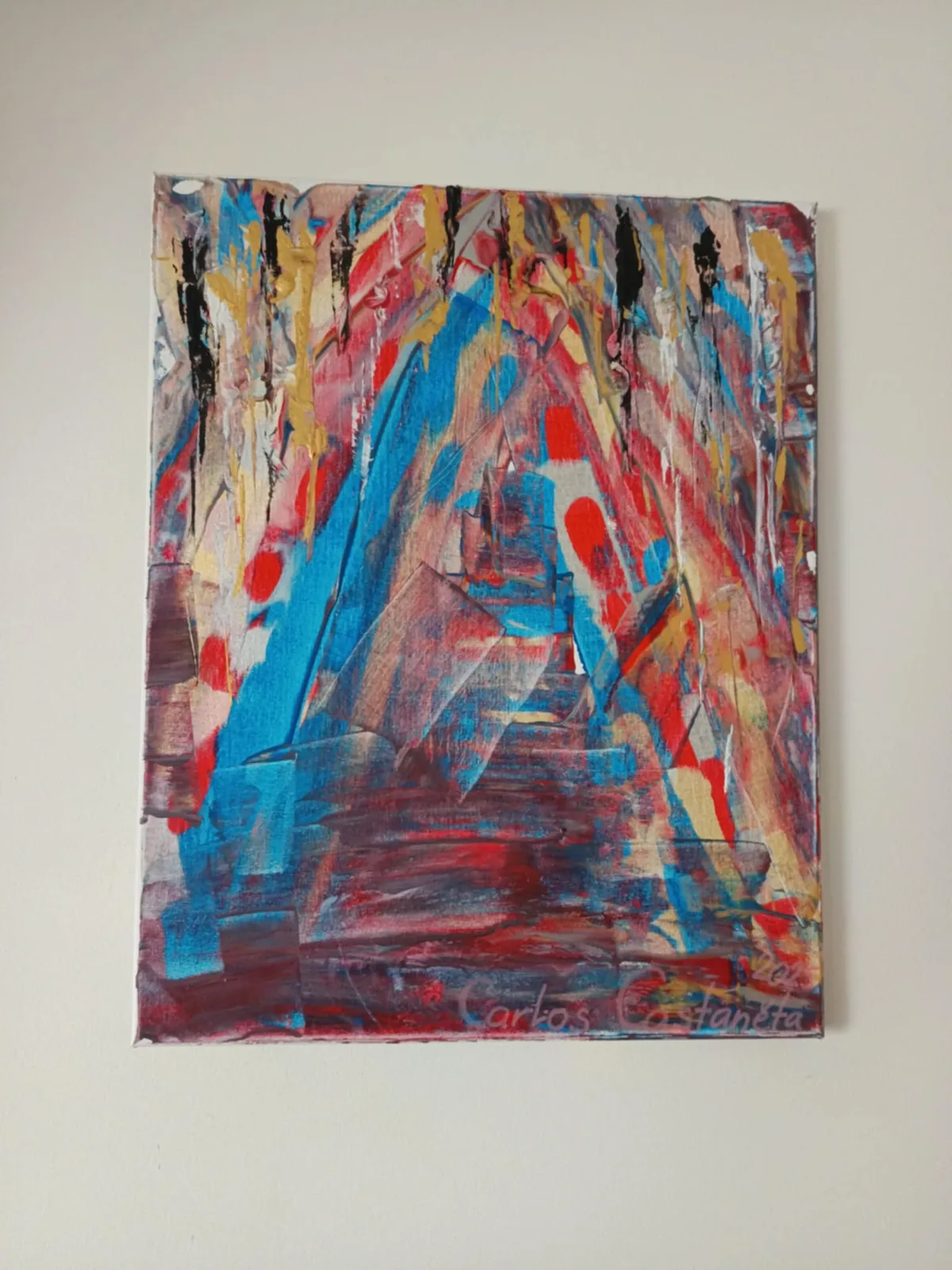 Od a do z, originální obraz Karla Ulrycha, 50 × 70 cm
