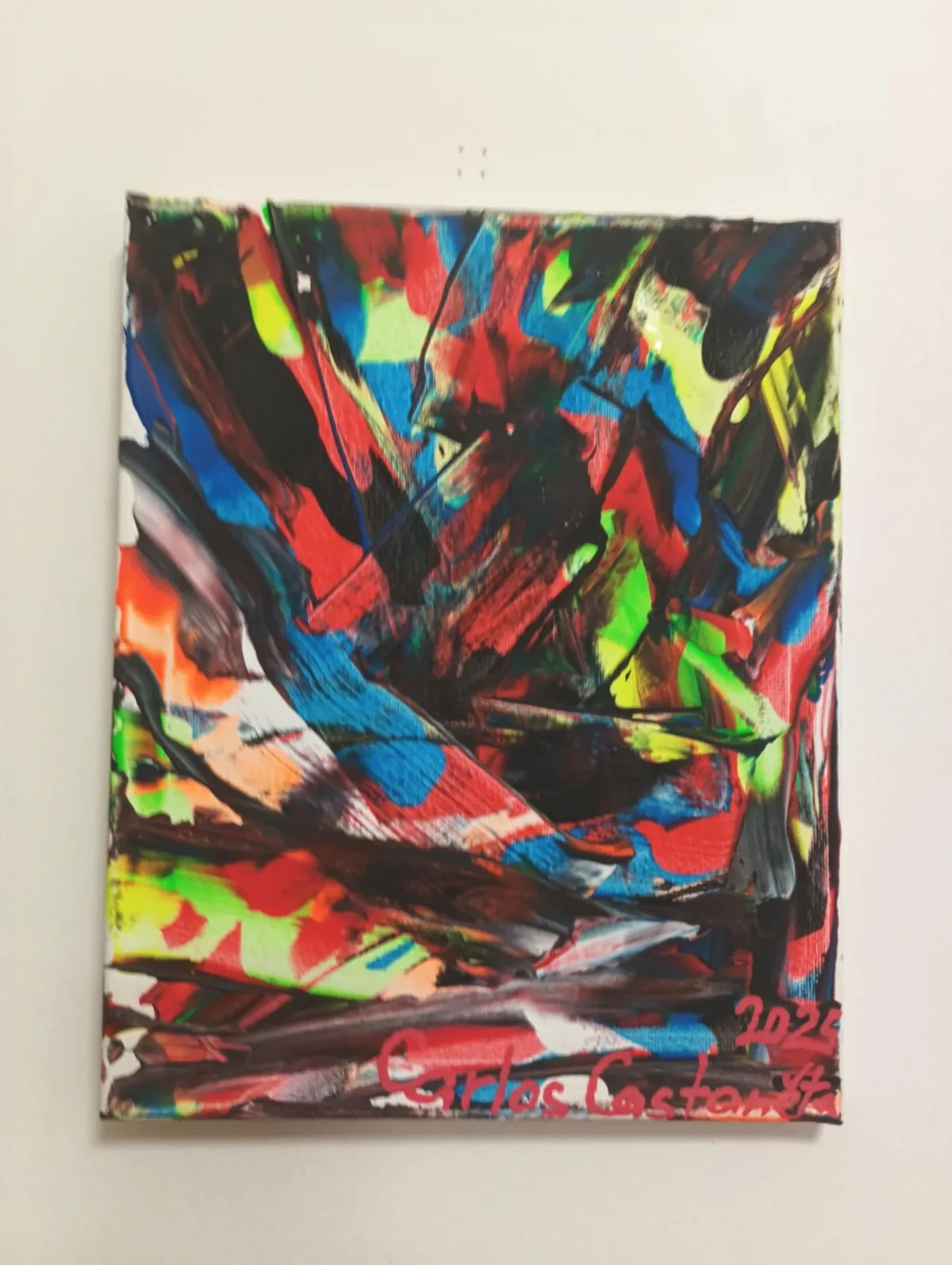 Pablo picasso, originální obraz Karla Ulrycha, 30 × 40 cm