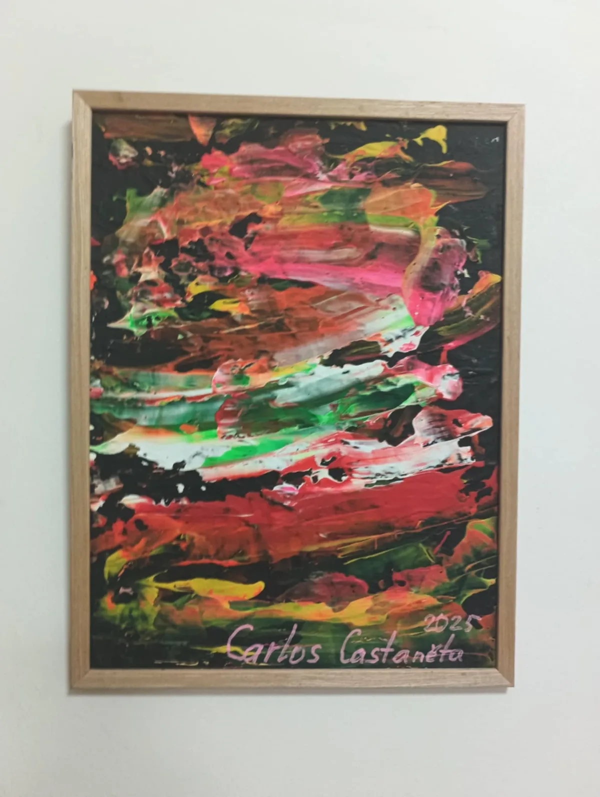 Veselice, originální obraz Karla Ulrycha, 30 × 40 cm