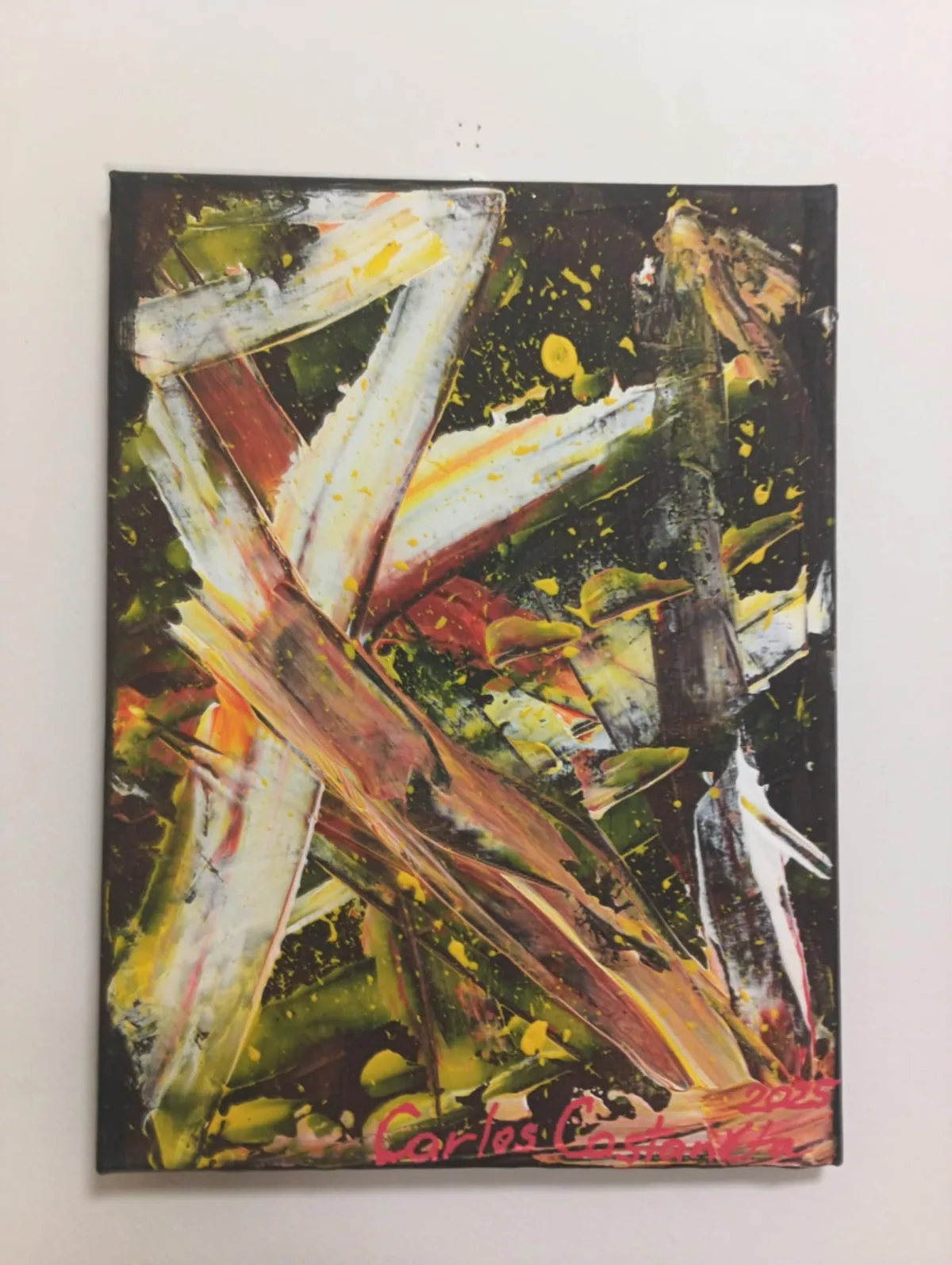 Zákonitosti vesmíru, originální obraz Karla Ulrycha, 40 × 50 cm