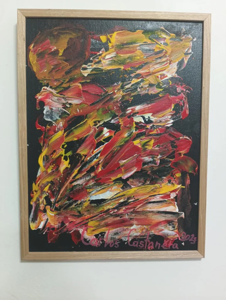 Velký třesk, 40 × 50 cm, Karel Ulrych