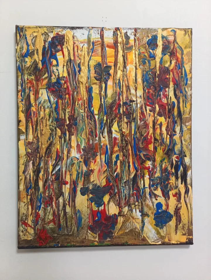 Zahrada do ticha, 40 × 50 cm, Karel Ulrych
